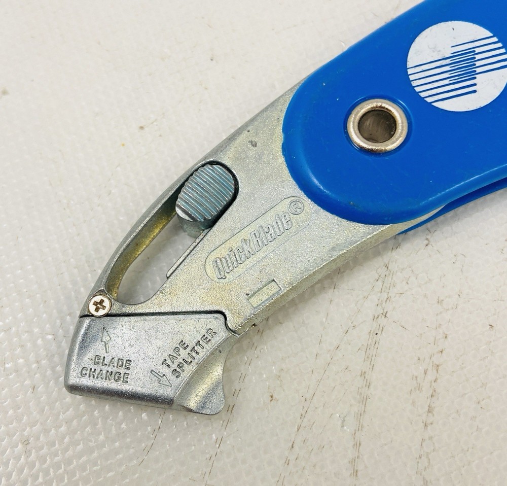🌟PHC Pacific Handy Cutter Quickblade Keychain Utility Knife, Spring Back Blade