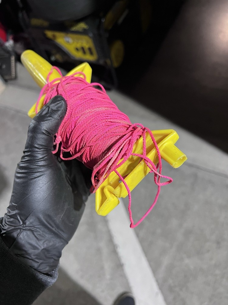 PRO STRINGLINER w/PINK STRING/CONSTRUCTION LINE USED