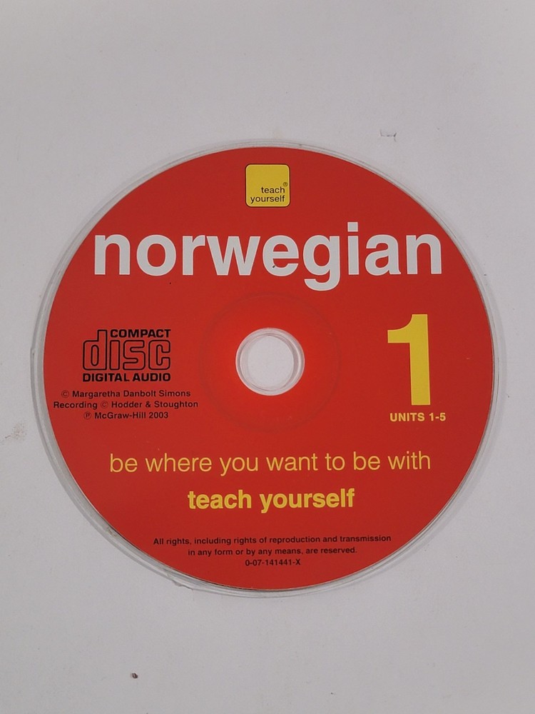 Norwegian Loose Language Units 1-5 Audio CD - Teach Yourself - Replacement Disc