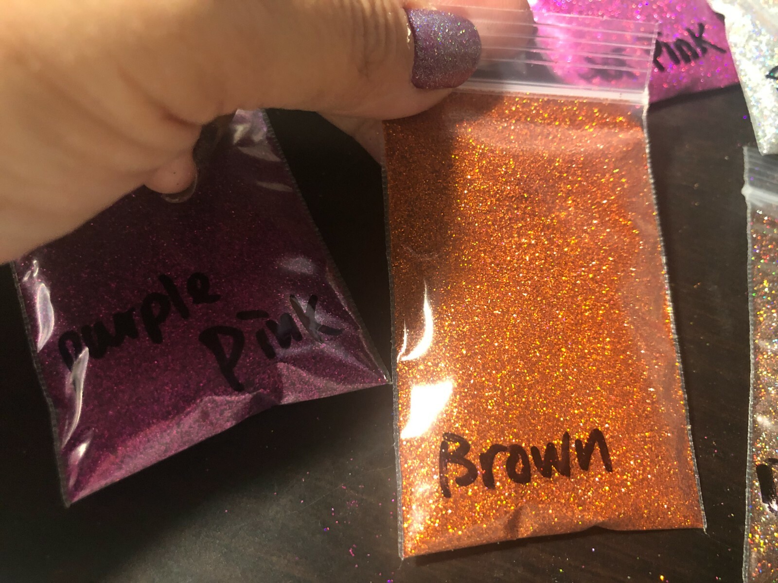 0.2MM Holographic Hexagon fine glitter You Choose Color Nail Art USA