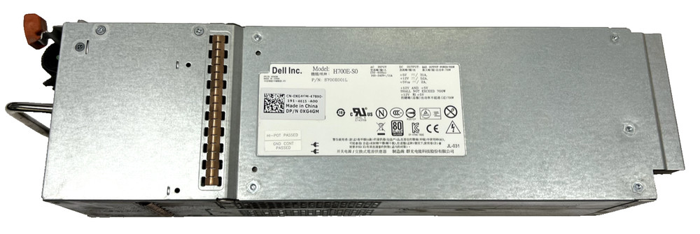 Dell EqualLogic PS4100 E04J 24SFF Storage Array 2x E09M001 Control Module 2x PSU