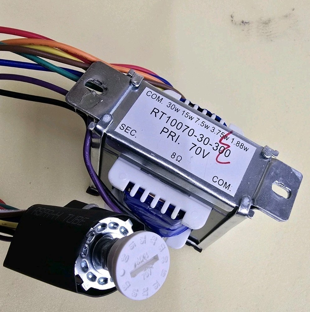 70v -100v Audio Transformer 8ohm multi tap