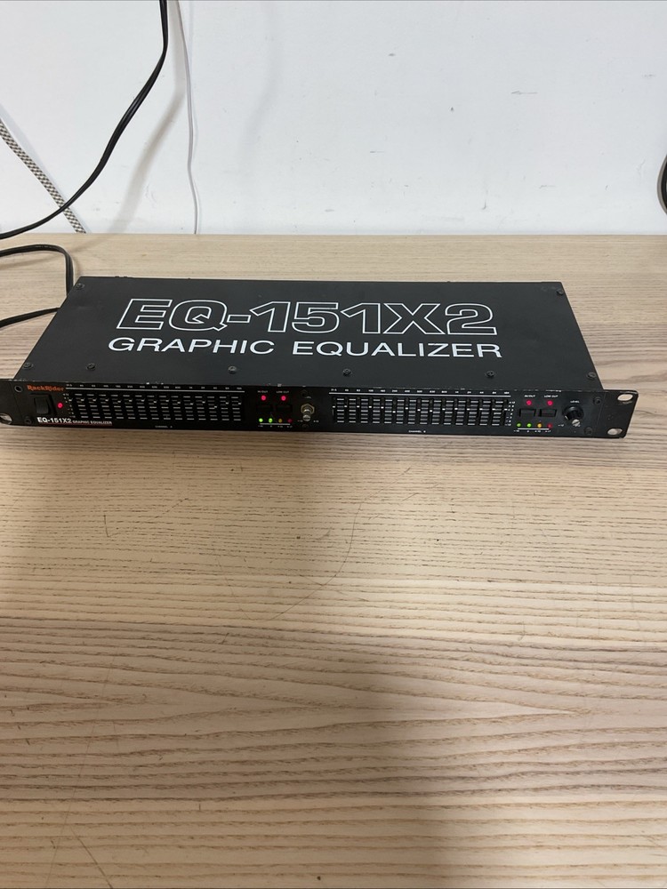 Rackrider EQ-151X2 Graphic ,equalizer,fast Shipping