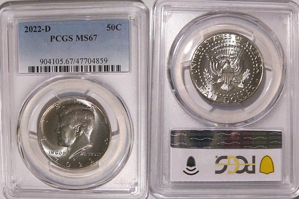 2022 D Kennedy Half Dollar 50c PCGS MS67