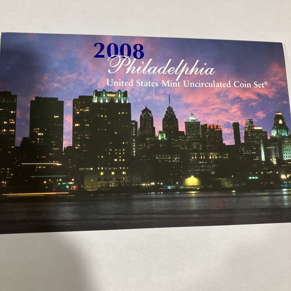 2008 PD Mint Set  UNC  mint pkg.   no box