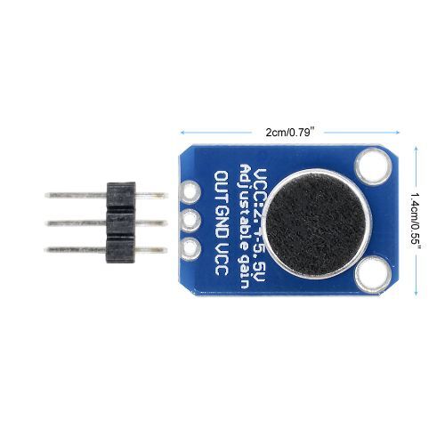 New Electret Microphone Amplifier MAX4466 With Adjustable Gain