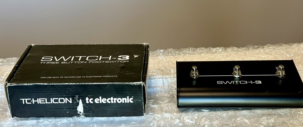TC Electronic Helicon Switch-3 Sturdy 3 Button Pedal