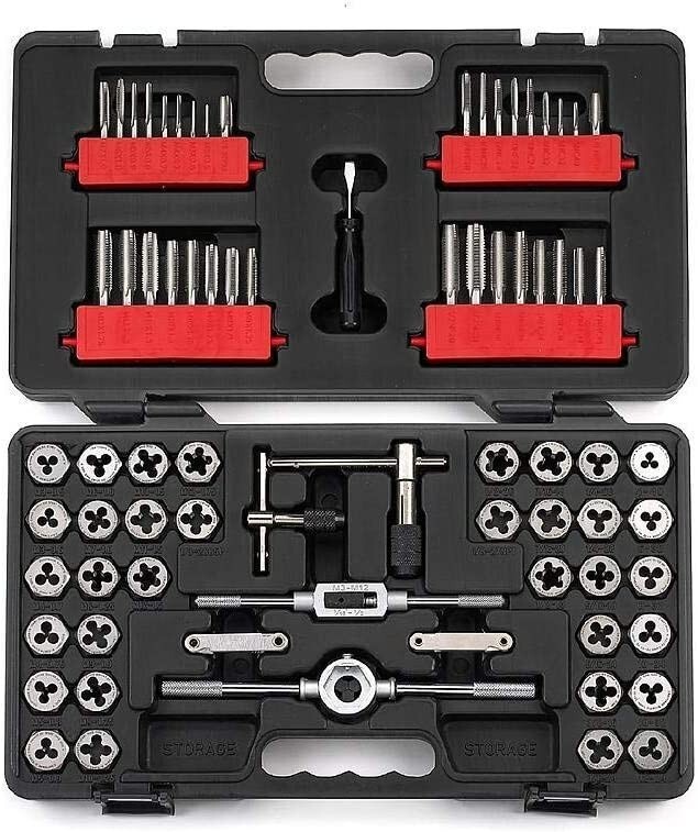 CRAFTSMAN 75 Pc Combination Tap & Die Set | SAE & Metric | Titanium Coated | New