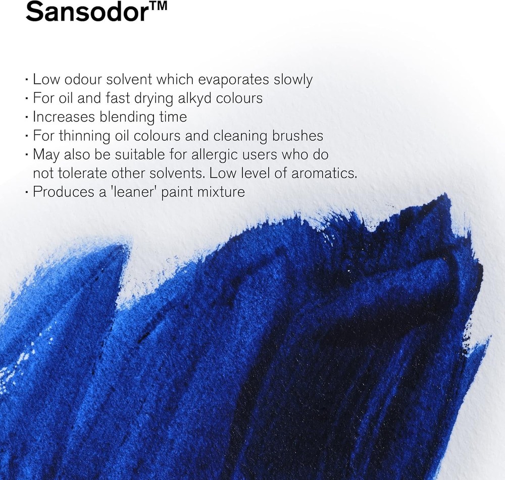 Sansodor Low Odor Solvent, 75ml 2.5oz Bottle