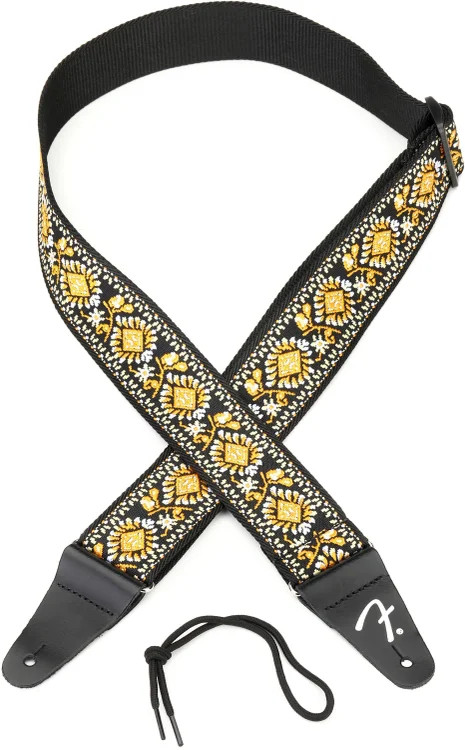 Fender Pasadena Woven Guitar Strap - Yellow Lotus
