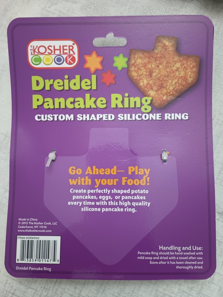 Dreidal Egg Pancake Form Shaper Silicone