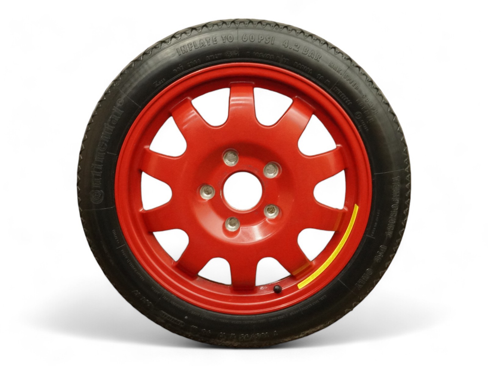 1998 - 2004 Porsche Boxster 986 Spare Tire Wheel 17X3.5 5 Lug 130Mm Rear Oem