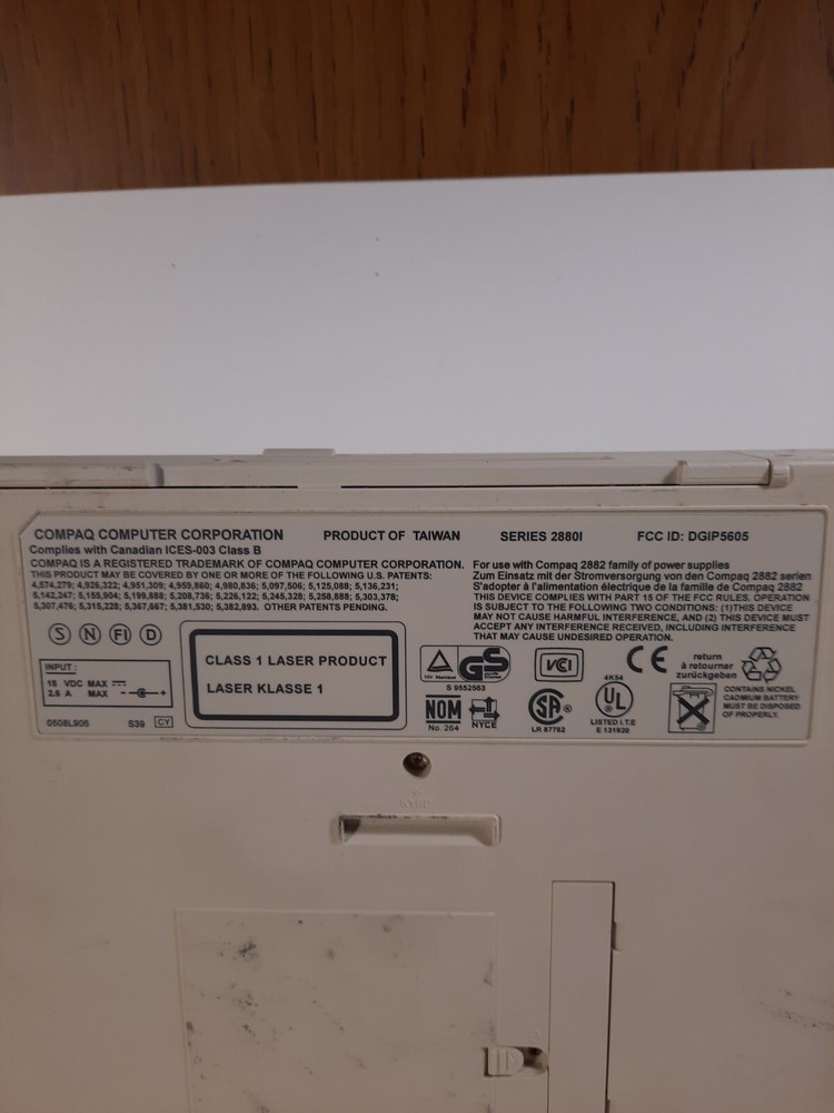Vintage Compaq LTE 5150 Laptop Computer/Notebook Untested