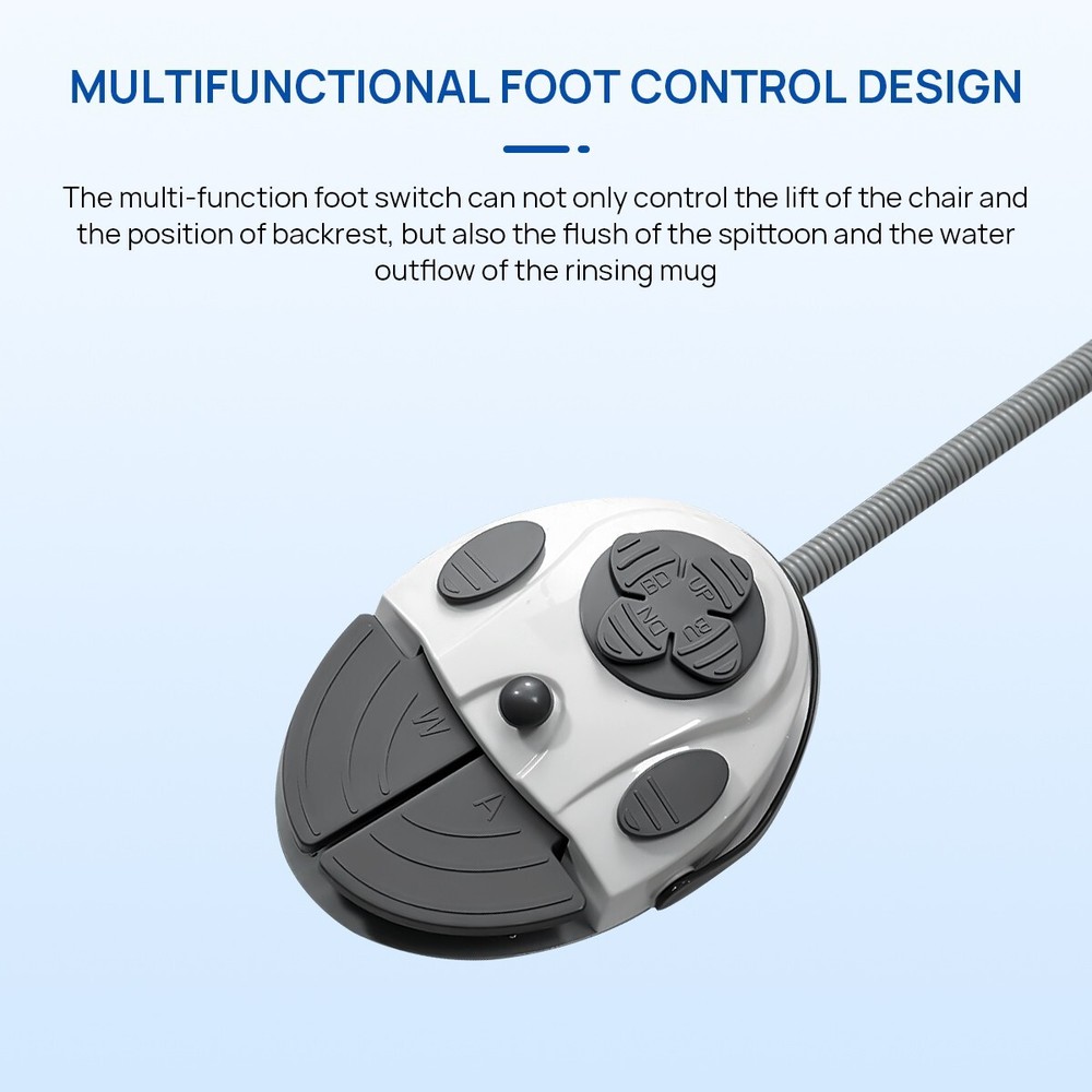 Dental Unit Chair Computer Control DC Motor Fully automatic integrated+ Stool CE