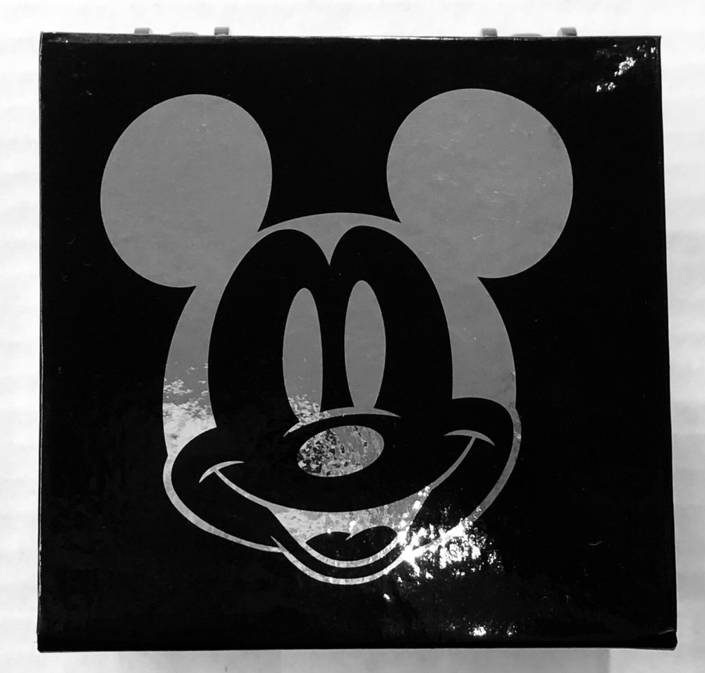 Mickey Mouse Black Watch Box Storage Case Presentation Display