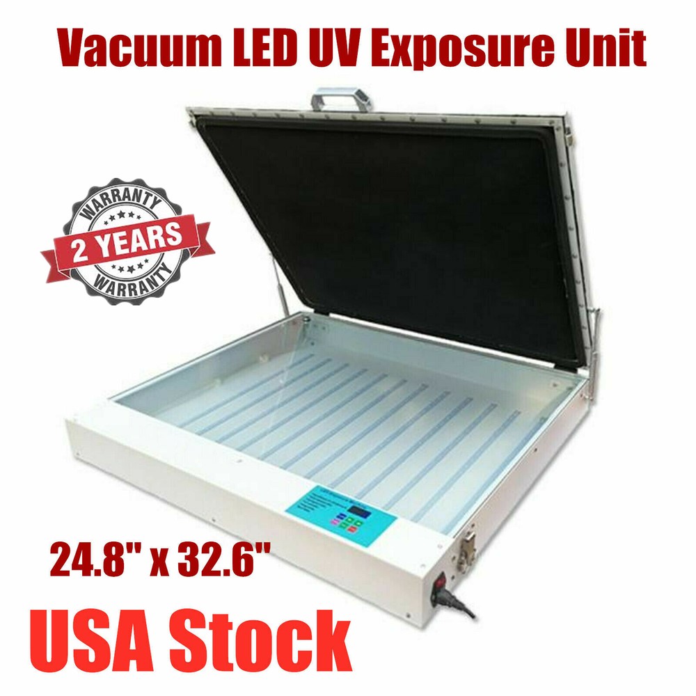 24.8" x 32.6" Tabletop Precise Vacuum LED UV Exposure Unit for Screen Printing