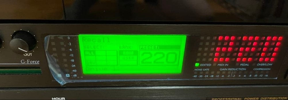 tc Electronic G-Force Multi Effects Processor EVA MOD