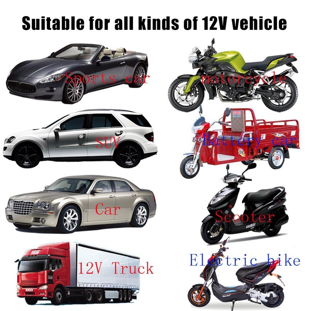 Car Remote Keyless Entry Vibration Alarm Security System W/2 Remote Control Kit