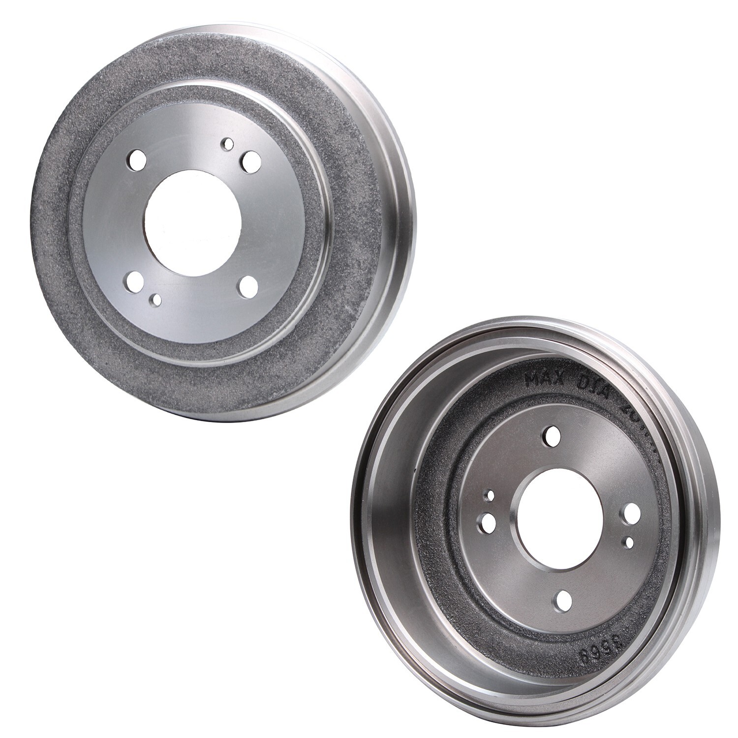 Rear Brake Drums + Ceramic Brake Shoes for 1993 1994 1995 1996-2000 Honda Civic