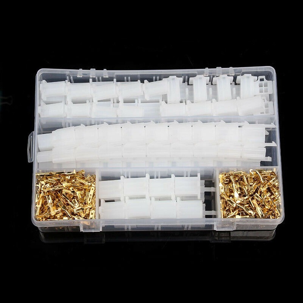 580x Automotive Wire Connector 2/3/4/6/9 Pin Male Female Cable Terminal Plug Kit