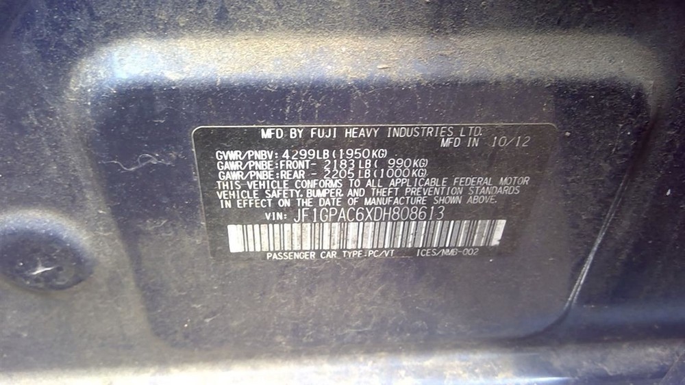 Coil/Ignitor Fits 14-16 FORESTER 1689397