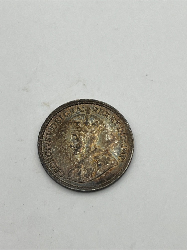 1913 Canada 5 cents silver