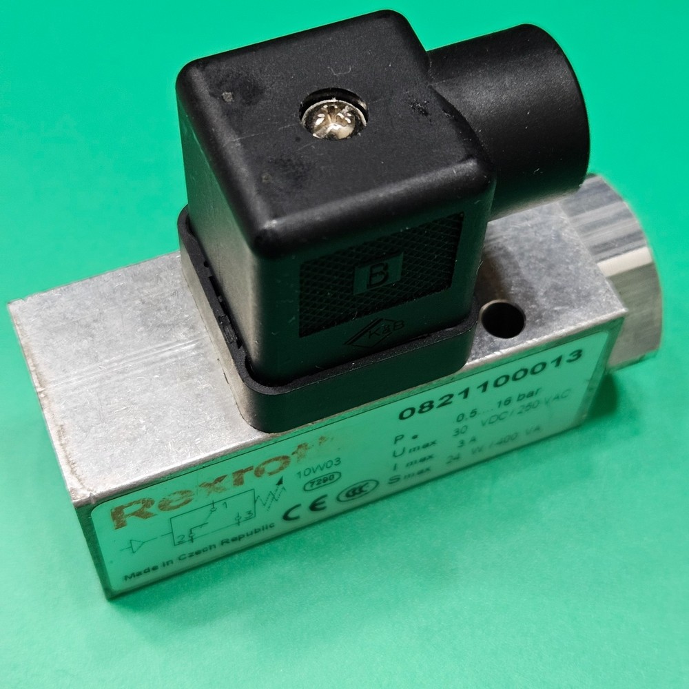 New Rexroth 0821100013, PNEUMATIC adjustable Pressure Switch air setting range