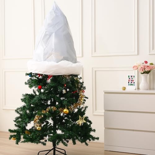 Jumbo Christmas Tree Removal Bag Extra Large 6ft Width x 9ft Tall White