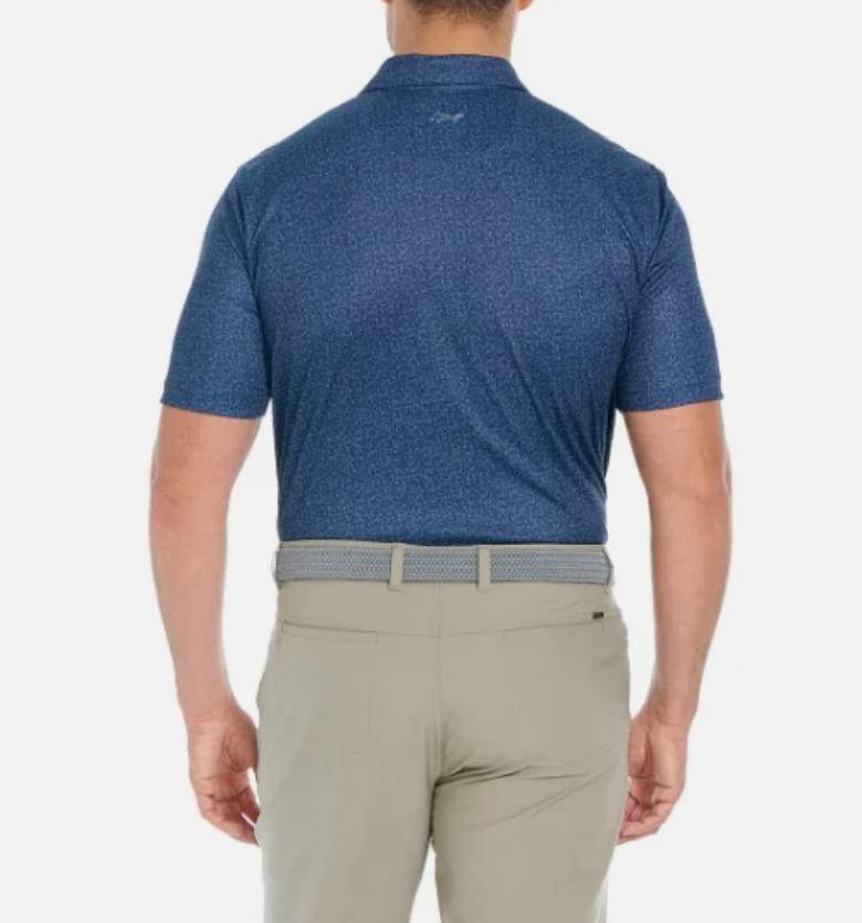 Greg Norman ML75 Men's Short Sleeve Polo Shirt Navy Size L