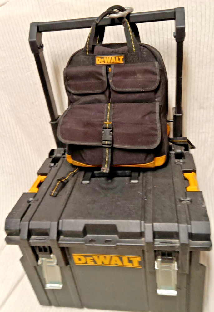 DeWalt Toughsystem Modular Cordless Tools Toolbox Backpack Contractors Combo Set