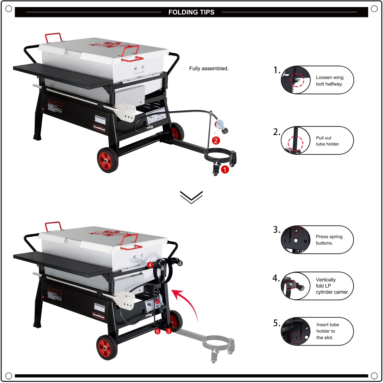 Creole Feast 150 QT Crawfish Boiler Outdoor Stove Propane Gas Seafood Cooker