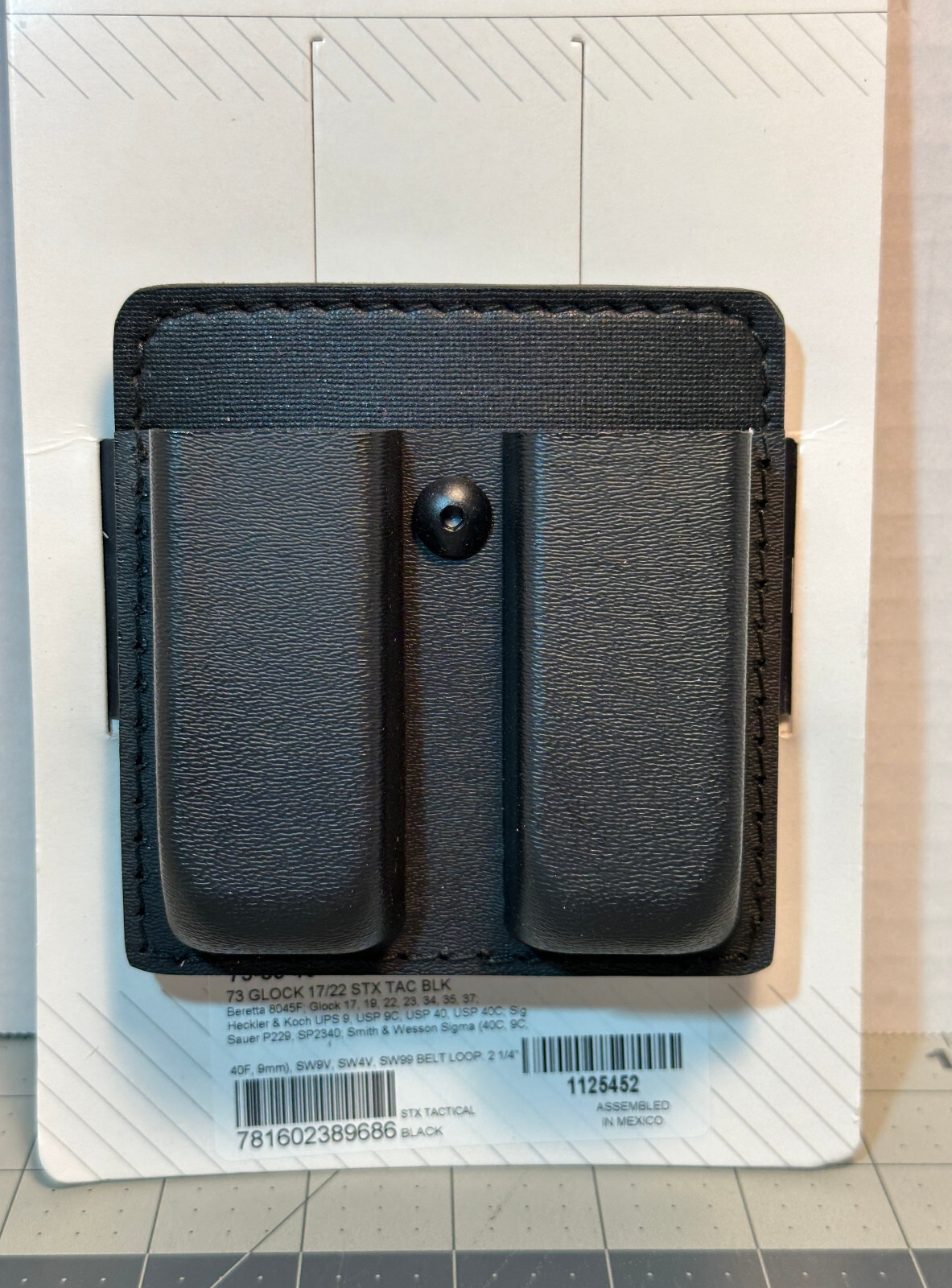 Safariland 73-83-13 Adjustable Angle Double Magazine Pouch: GLOCK 17 22 + MORE