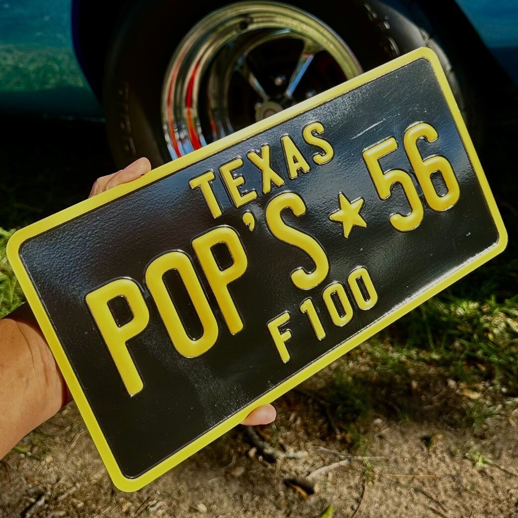 Personalized License Plates EMBOSSED