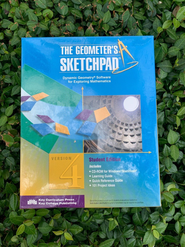 The Geometer's Sketchpad Version 4 Includes Cd-Rom, Walkthrough Guide, SEALED