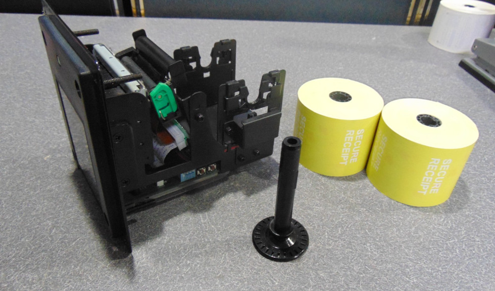 USED ICT GP58-CR PRINTER! GOOD WORKING CONDITION! COMES WITH 2 SECURITY PAPERS