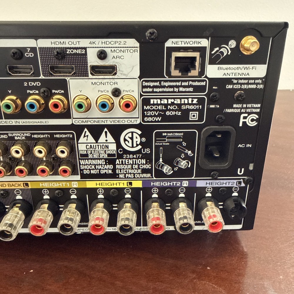 AS/IS Marantz SR 6011 Receiver READ DESCRIPTION