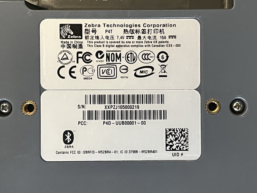 Zebra RP4T Passive RFID Thermal Printer