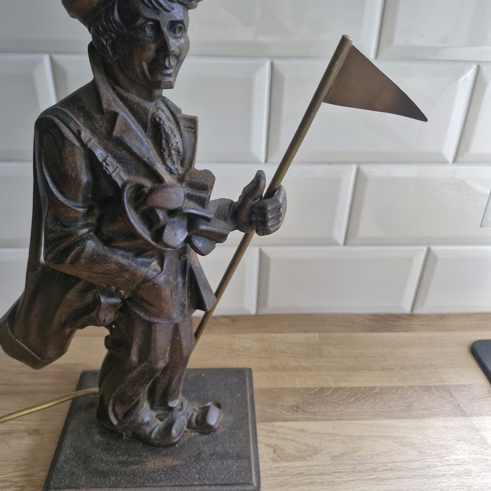 Cast Iron Golfer Table Lamp