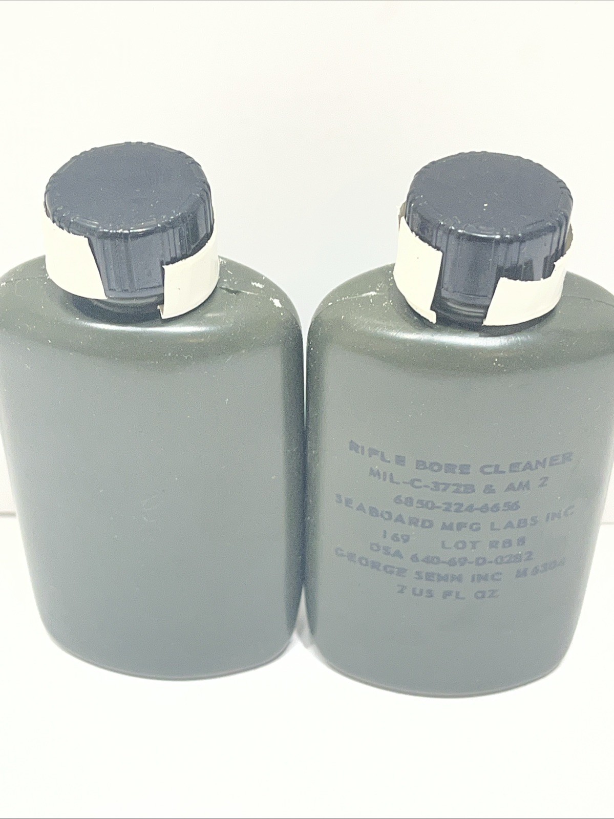 USGI Rifle Bore Cleaner Gun Weapon Oil Vietnam 1969 New NOS Lot of 2 (2 Pack)
