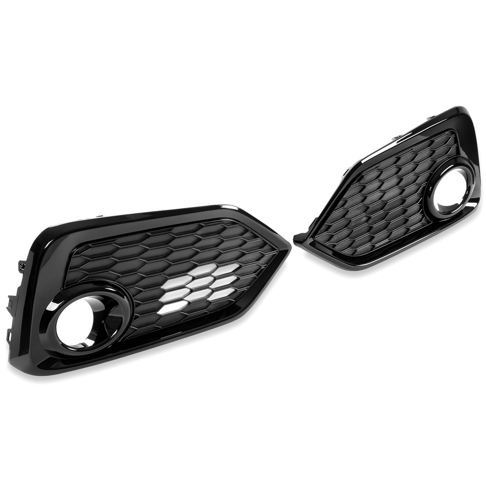 Fog Light Trim Bezel Covers For 2017 2018 2019 Honda Civic Driver+Passenger Side