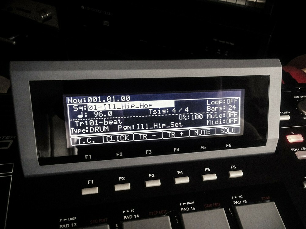 Akai MPC 1000 / MPC 2500 Custom (Negative) LED Display !