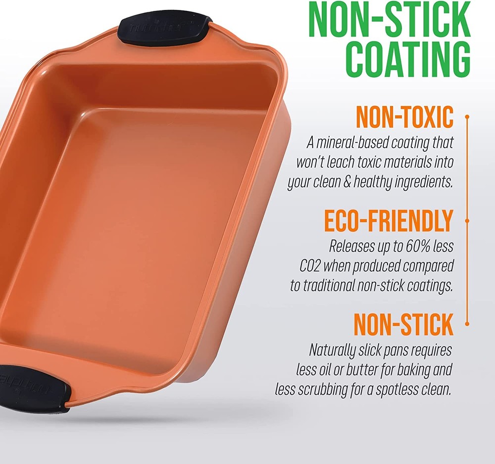 Nutrichef BKNCSBS54SSQUARE Square Pan