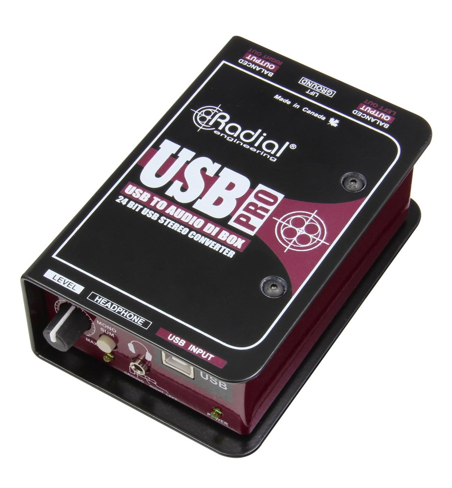Radial USB-Pro 2-channel Direct Box (Open Box)