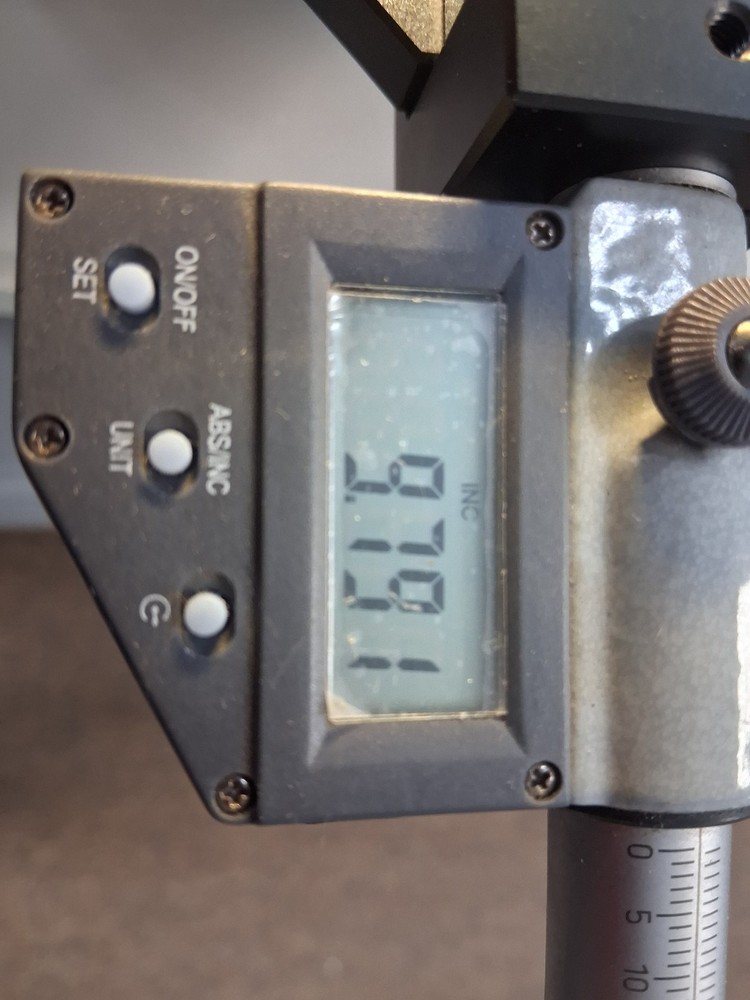 MMBT-1DM XY Tool Scope 20X Toolmakers Manual Microscope 2"x2" Stage HDMI Camera