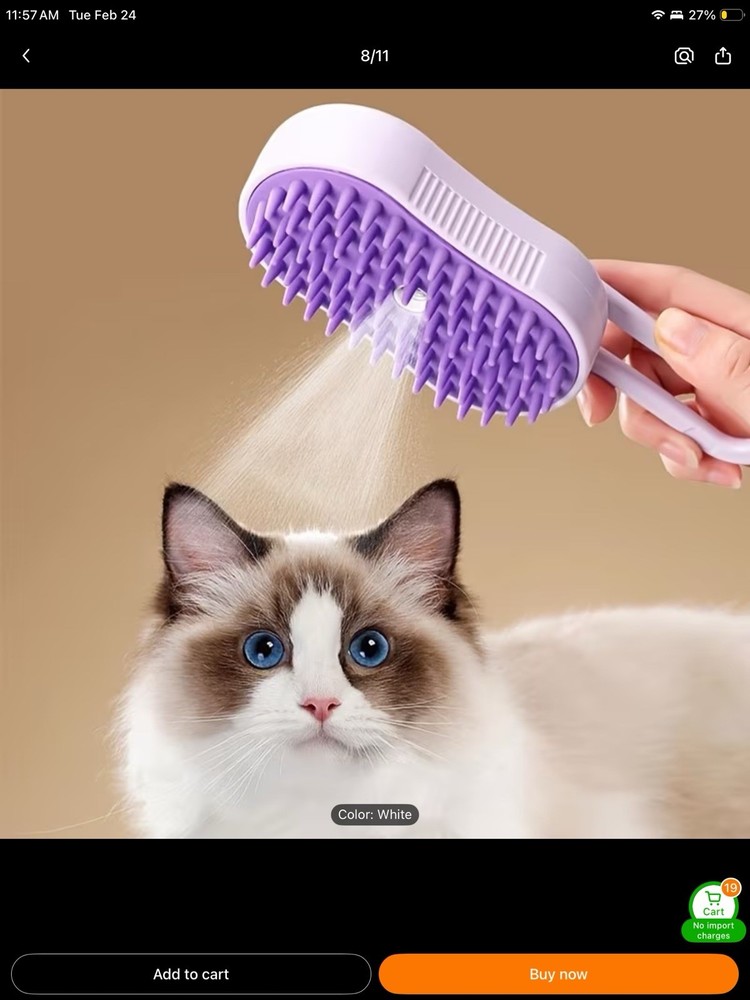 Pet Self-Cleaning Brush