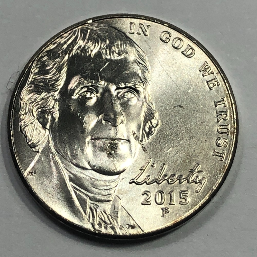 2015 P - Jefferson 5 cent -  Brilliant Uncirculated