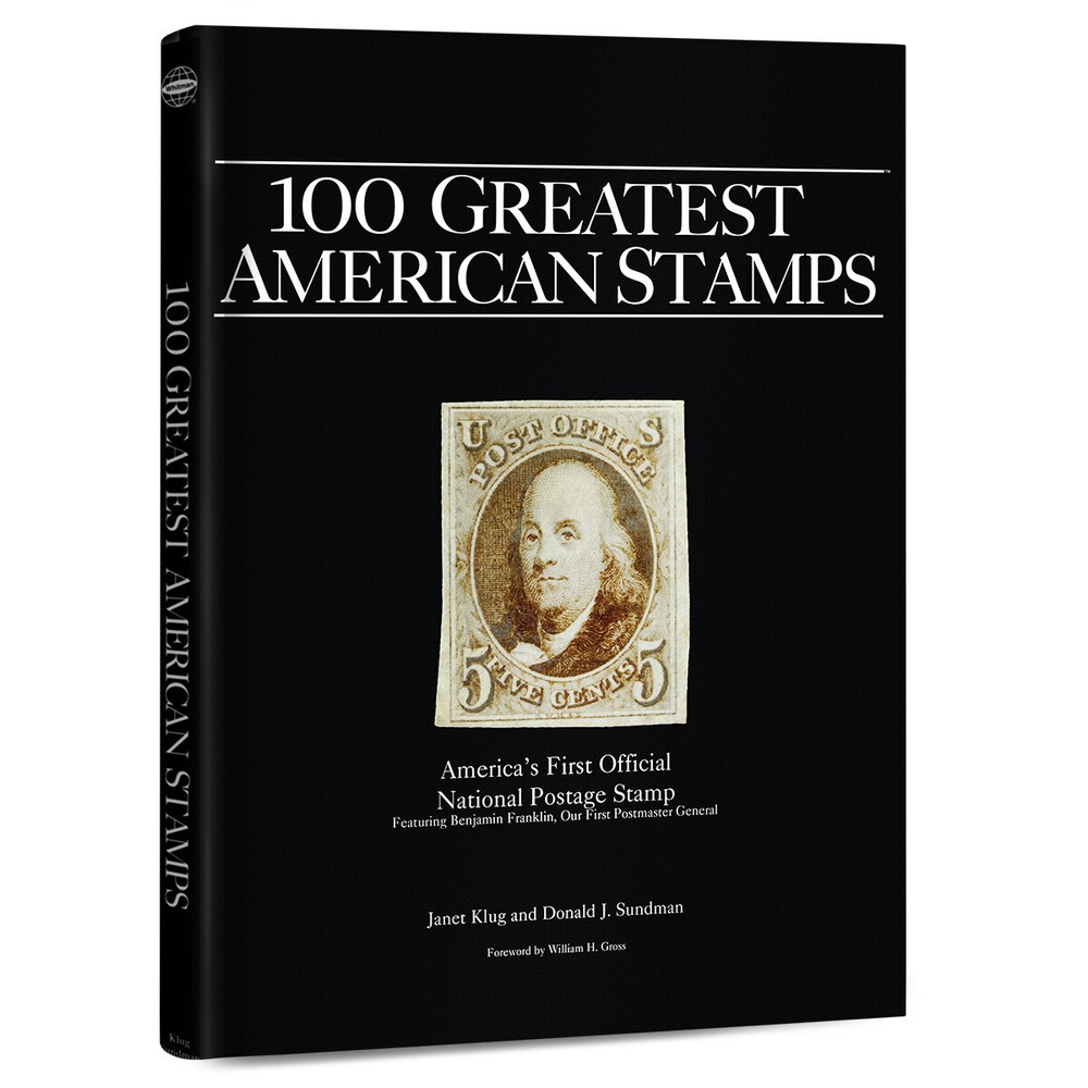 100 Greatest American Stamps - Hardcover, Full Color - H.E. Harris