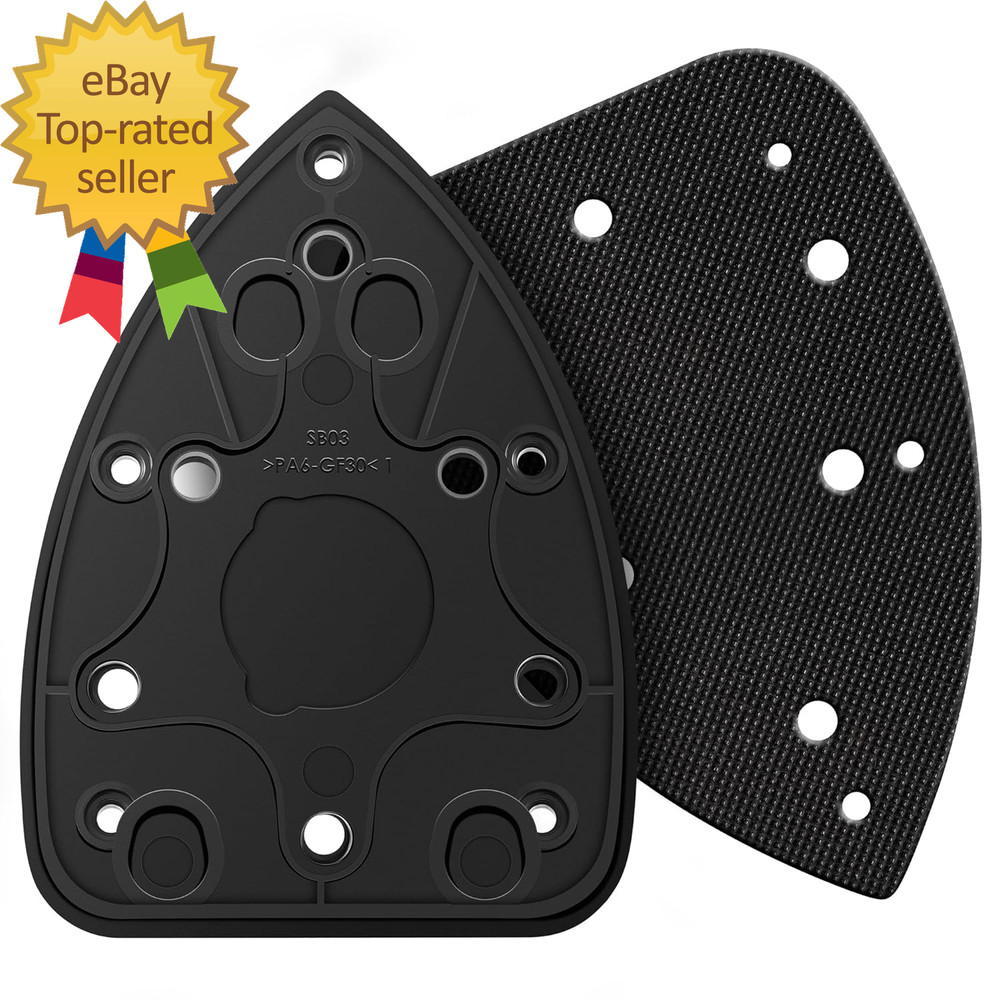 2 Pack Mouse Sander Replacement Pads Compatible with Ryobi 039065005001 Backing