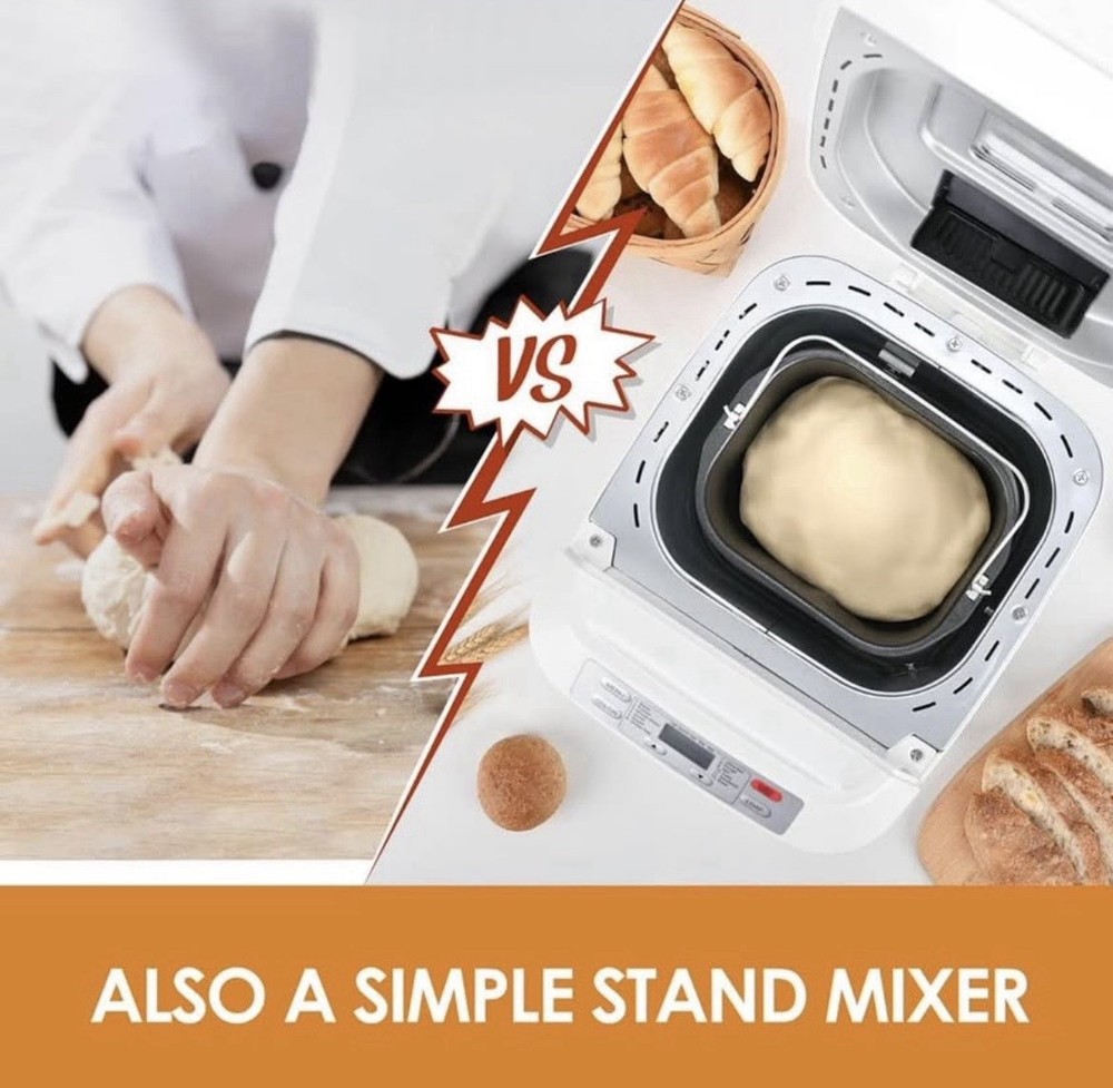 2lb Bread Machine with Auto Fruit Nut Dispenser