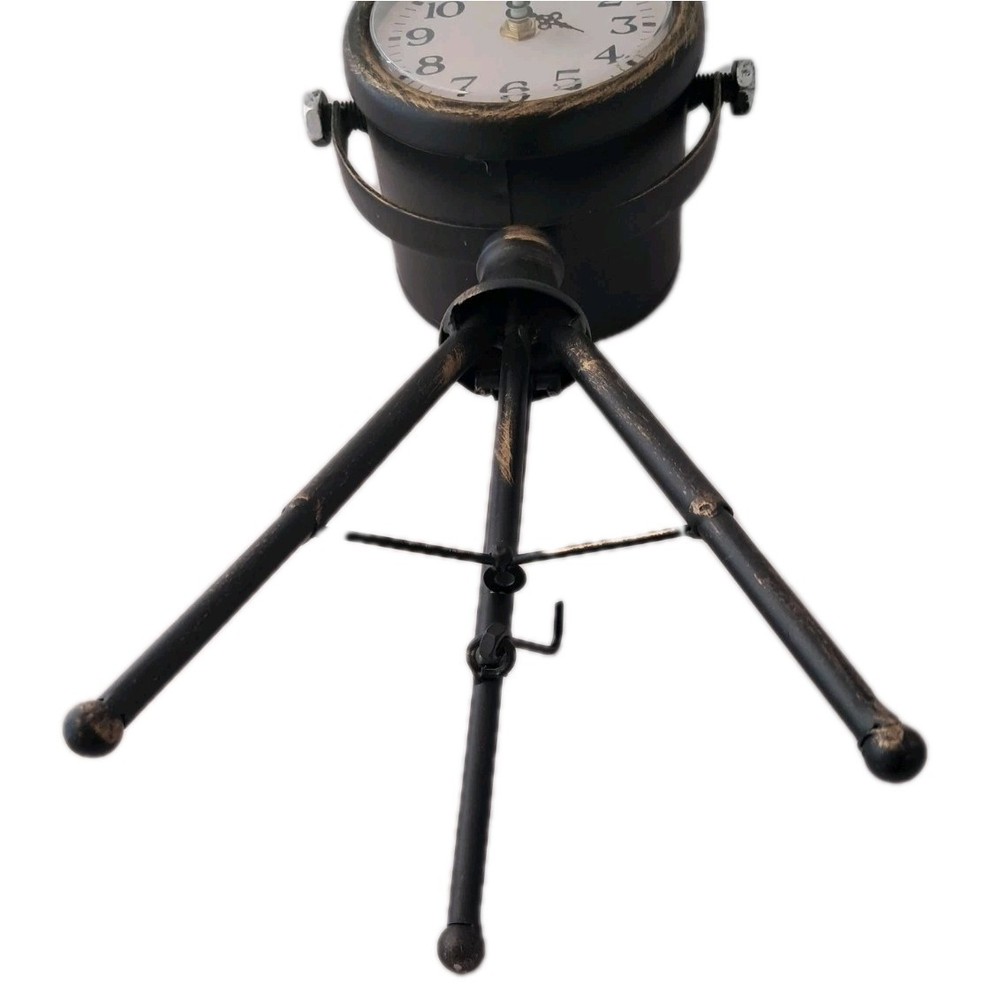 Tripod Desk Clock Battery Operated (A)